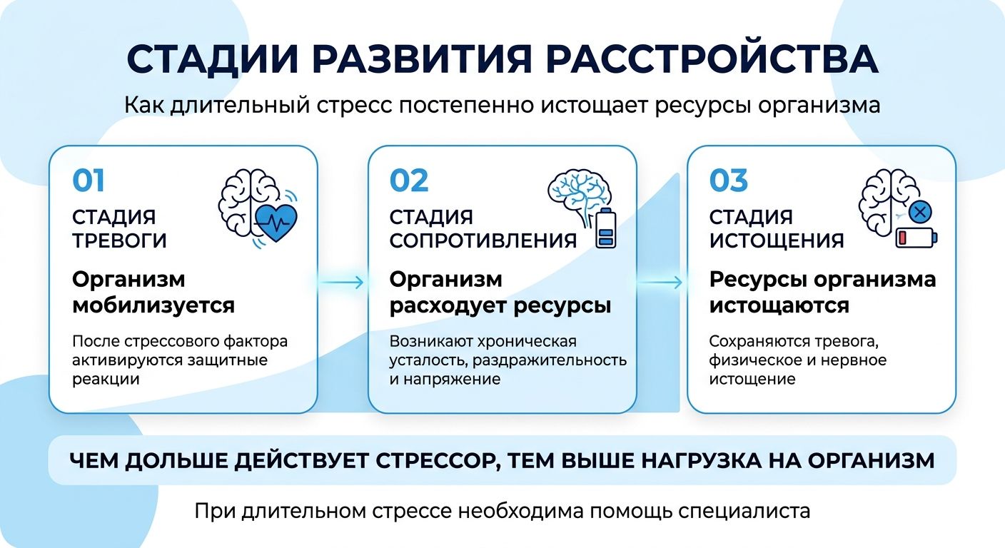 Лечение стресса в Верее инфографика